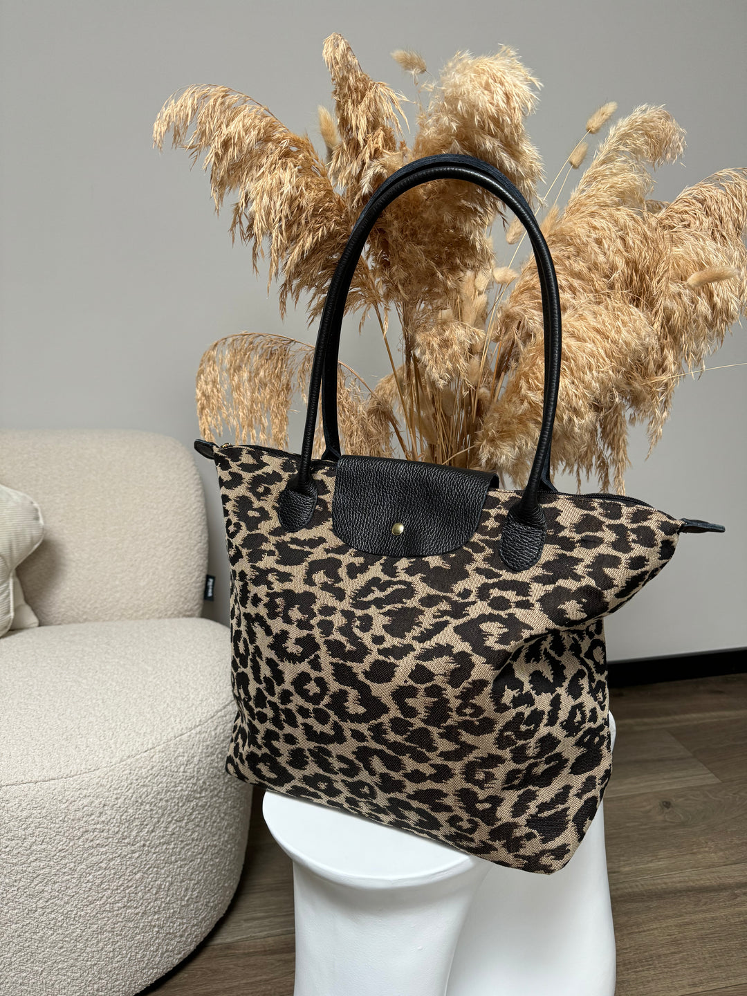 Stockholm leopard bag - brown