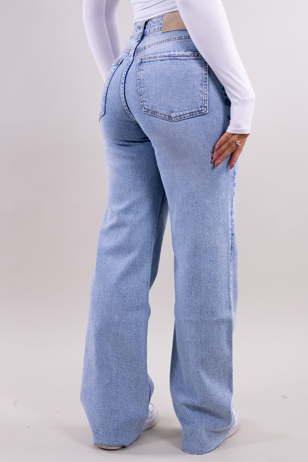 Robin Sparkling Wide Leg Jeans - Stretch