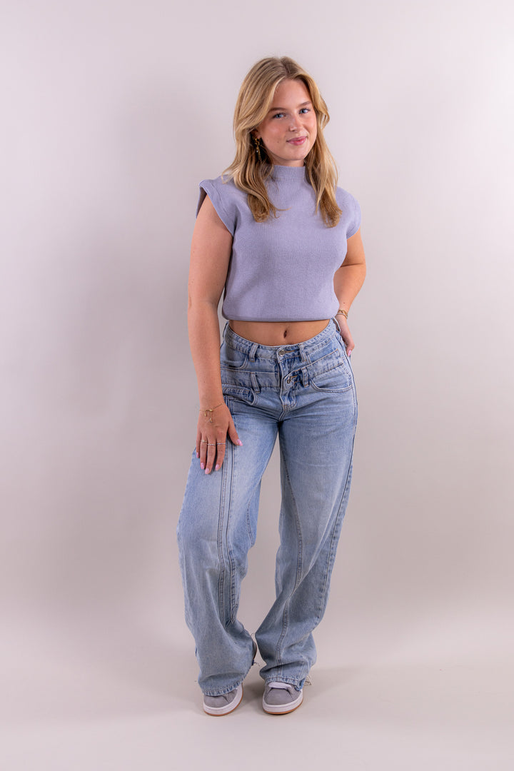 Joy double jeans - light denim