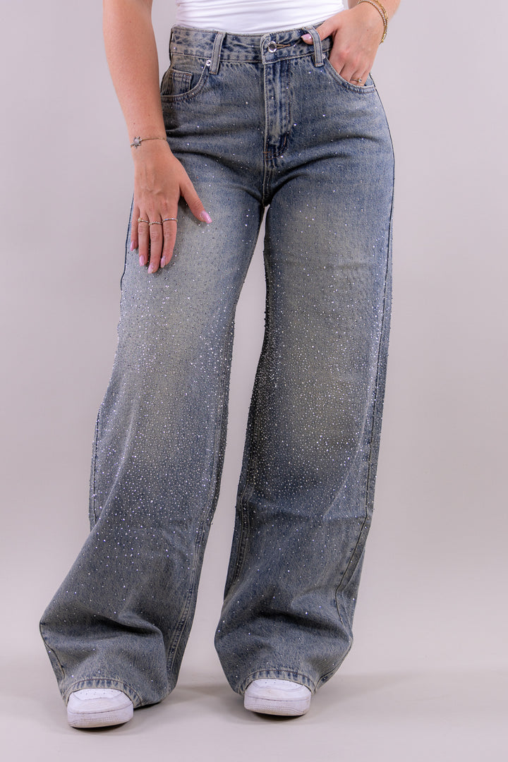 Riley glamour wide leg jeans