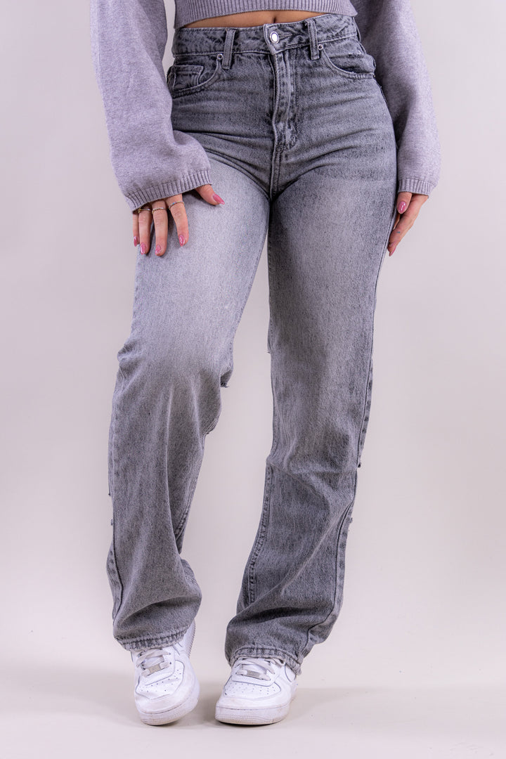 Mikki ripped jeans - light grey