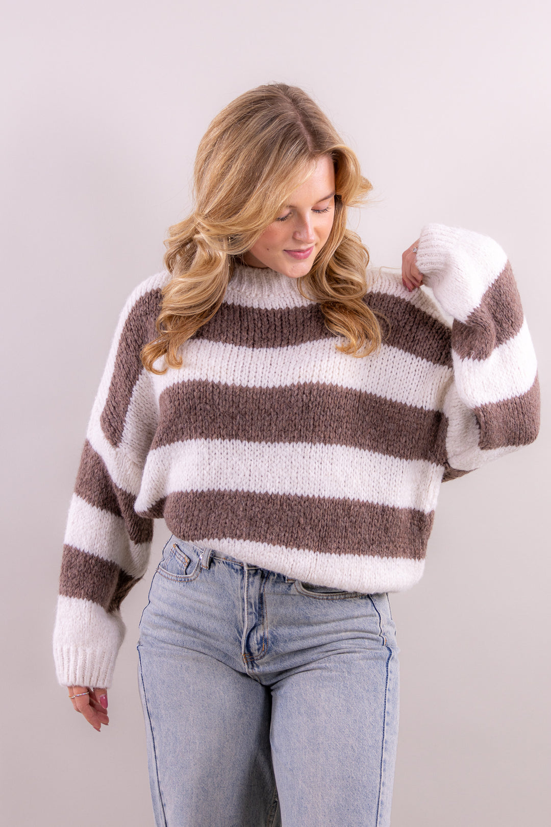 Leah's striped comfy knit