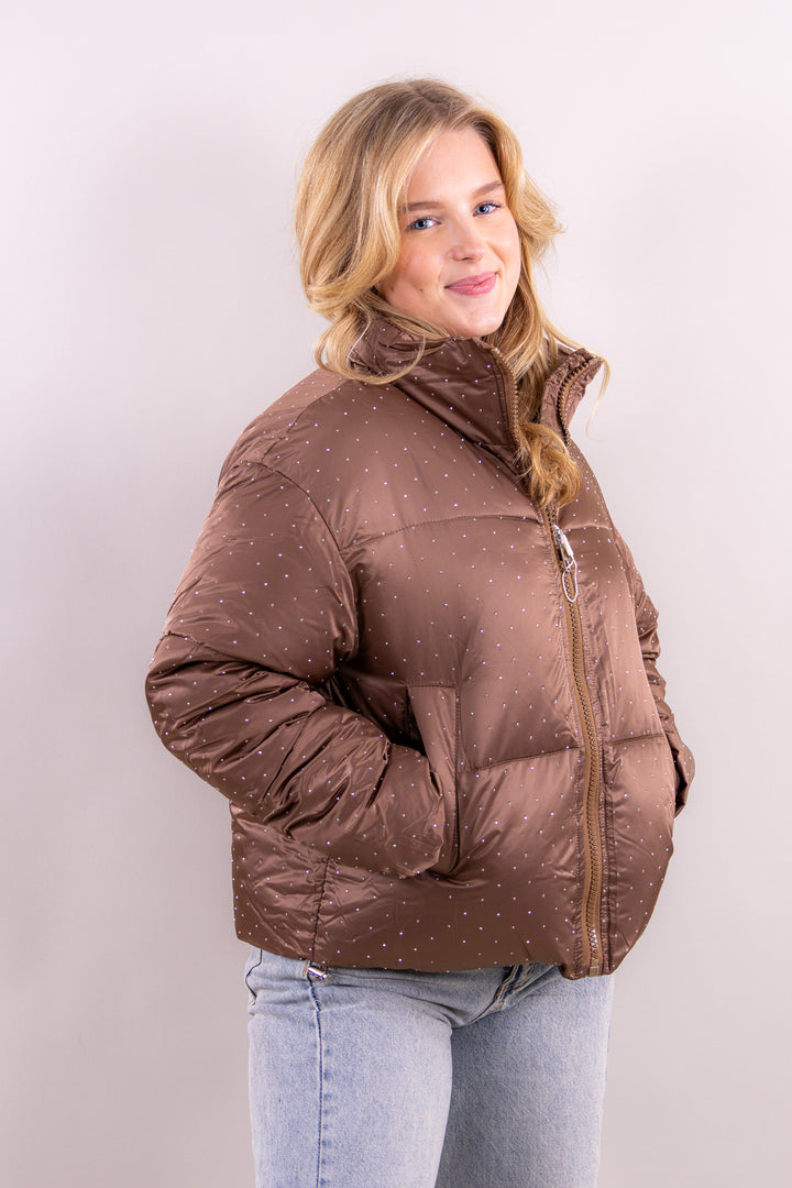 Olivia glamour puffer jacket