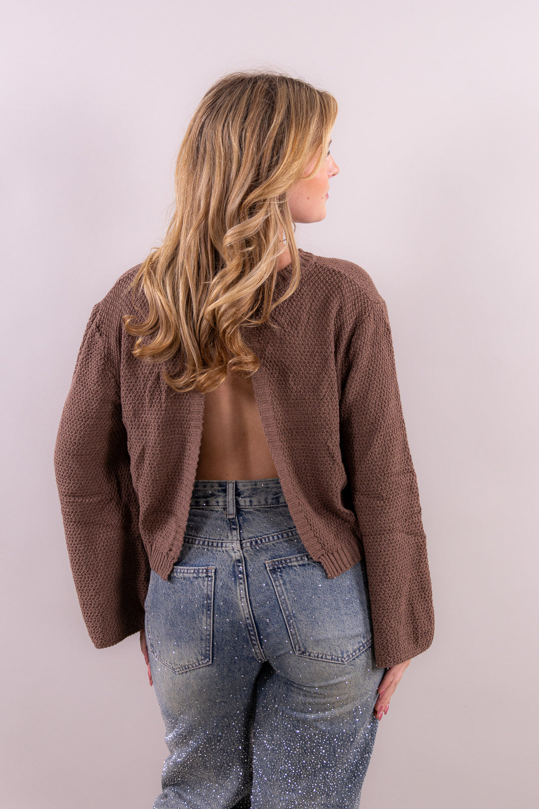 Mollie open back knit