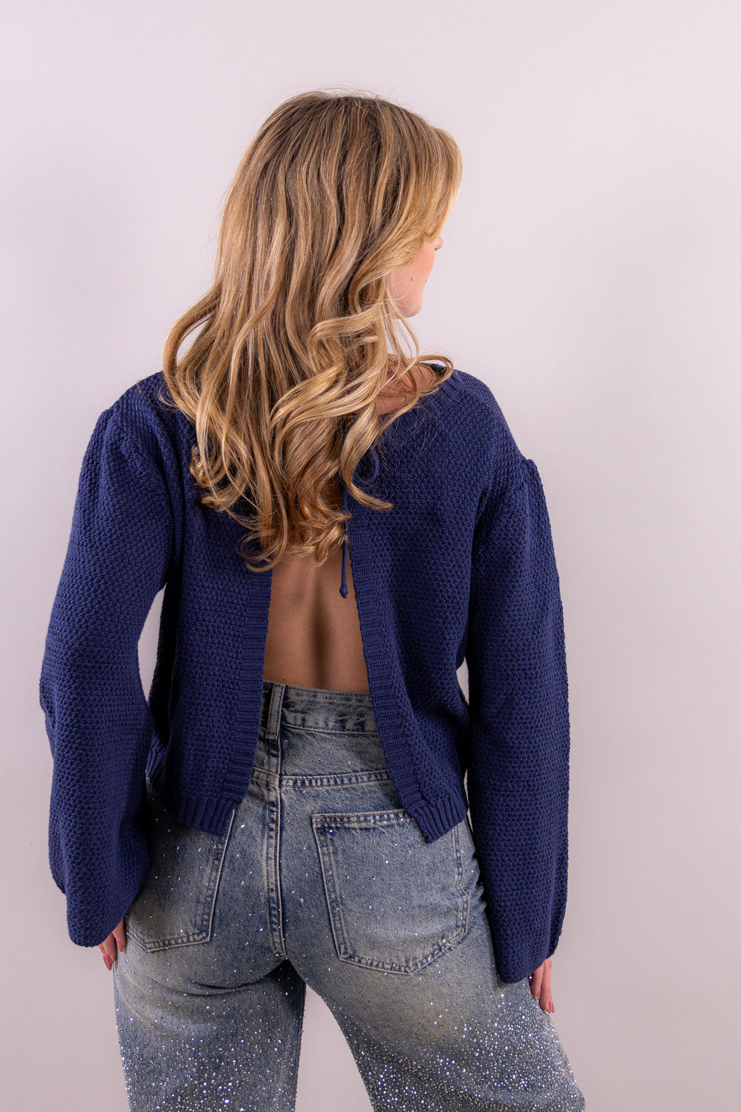 Mollie open back knit