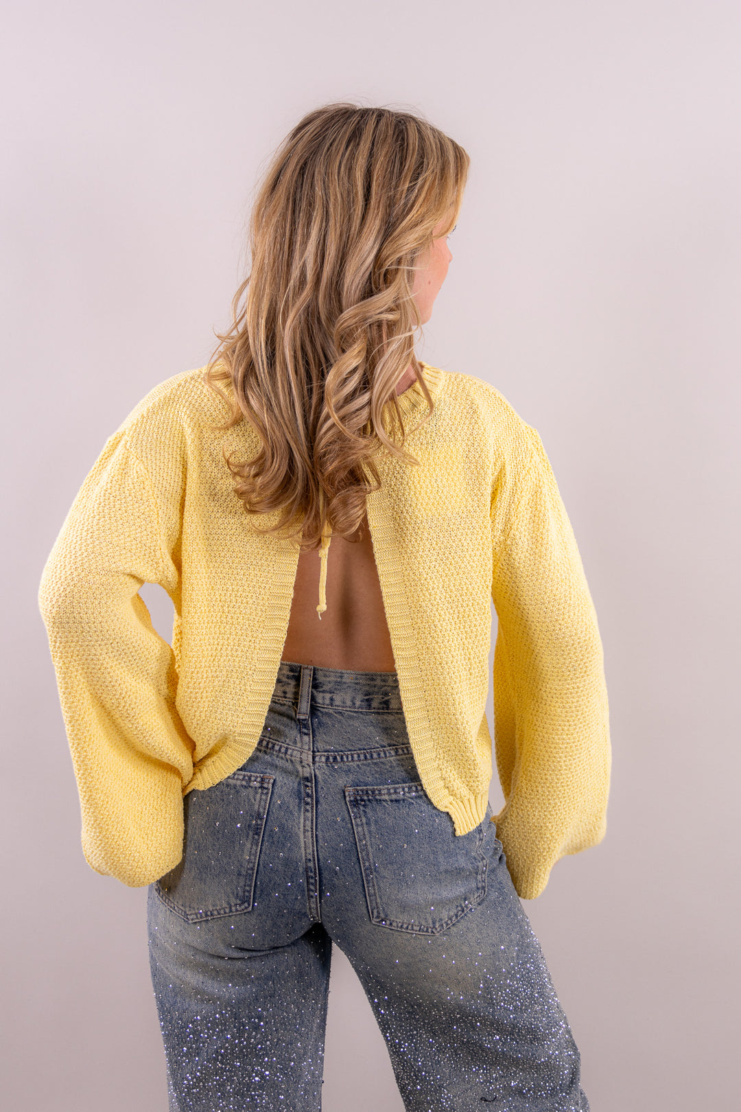 Mollie open back knit