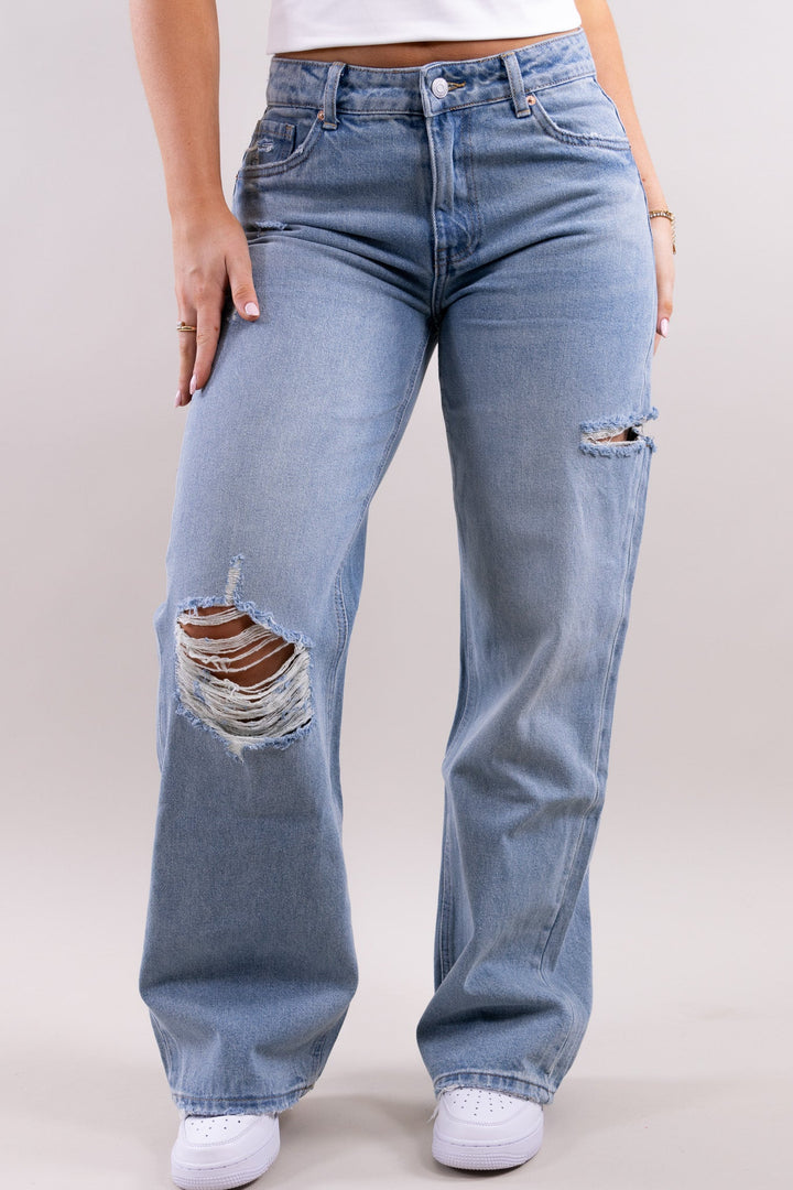 Nerea Ripped Jeans - Ohne Stretch