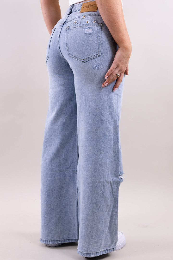 Daisy Wide Leg Jeans - Ohne Stretch