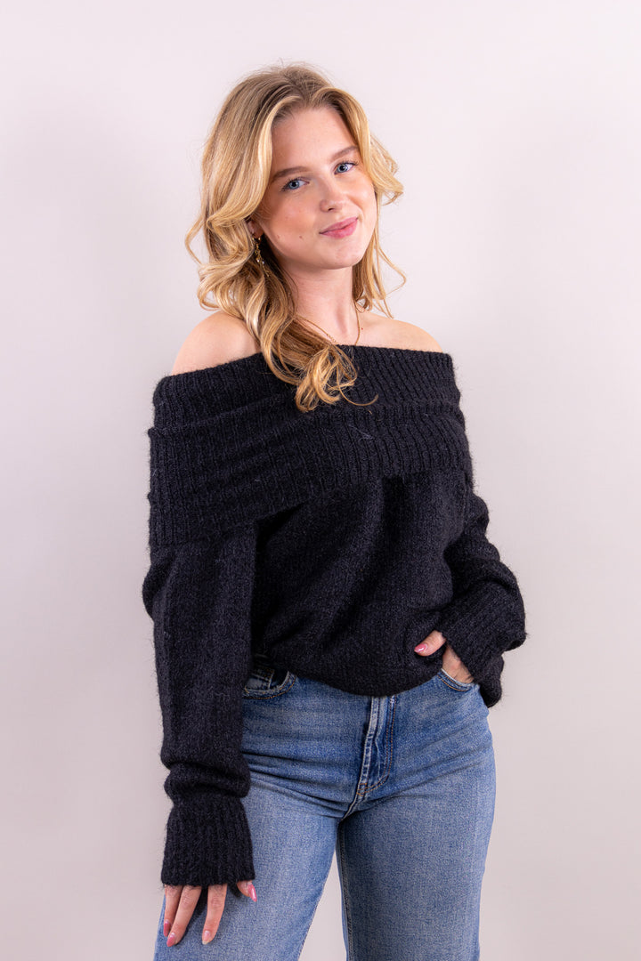 Nela off shoulder knit