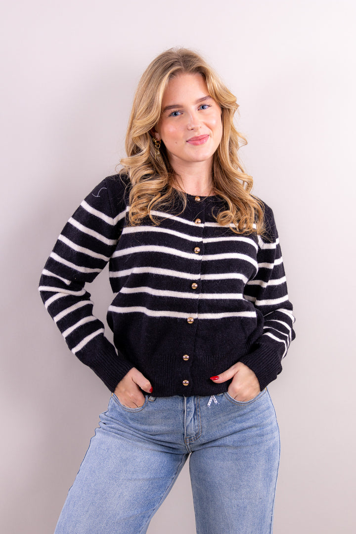 Lilou striped knit