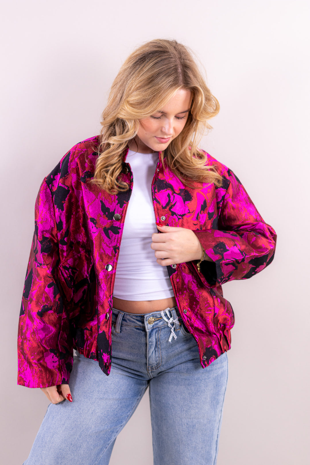 Valerie flower jacket