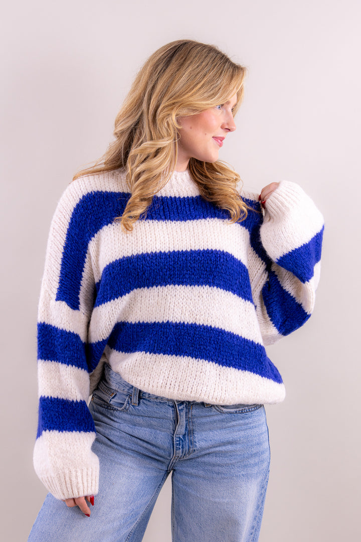 Leah's striped comfy knit