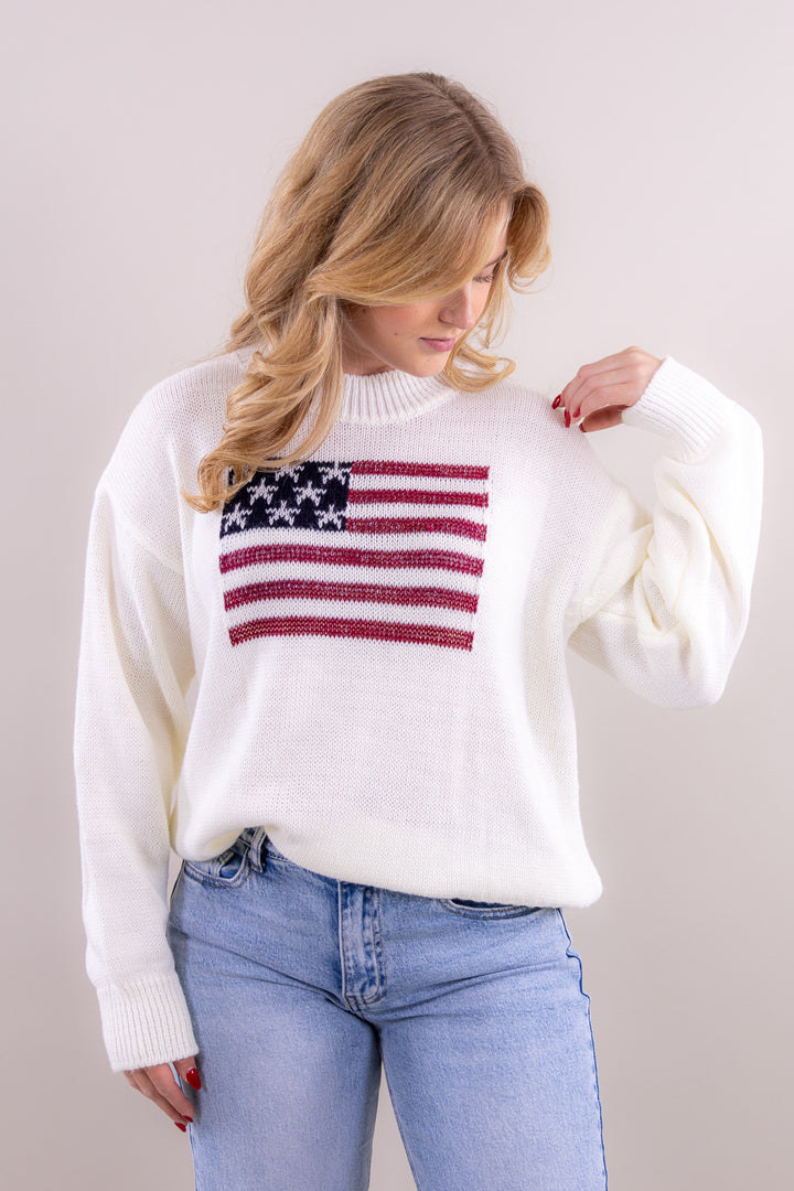 Usa knit sparkling