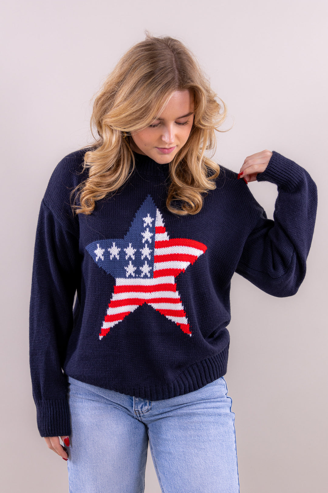 USA Star Strickpullover