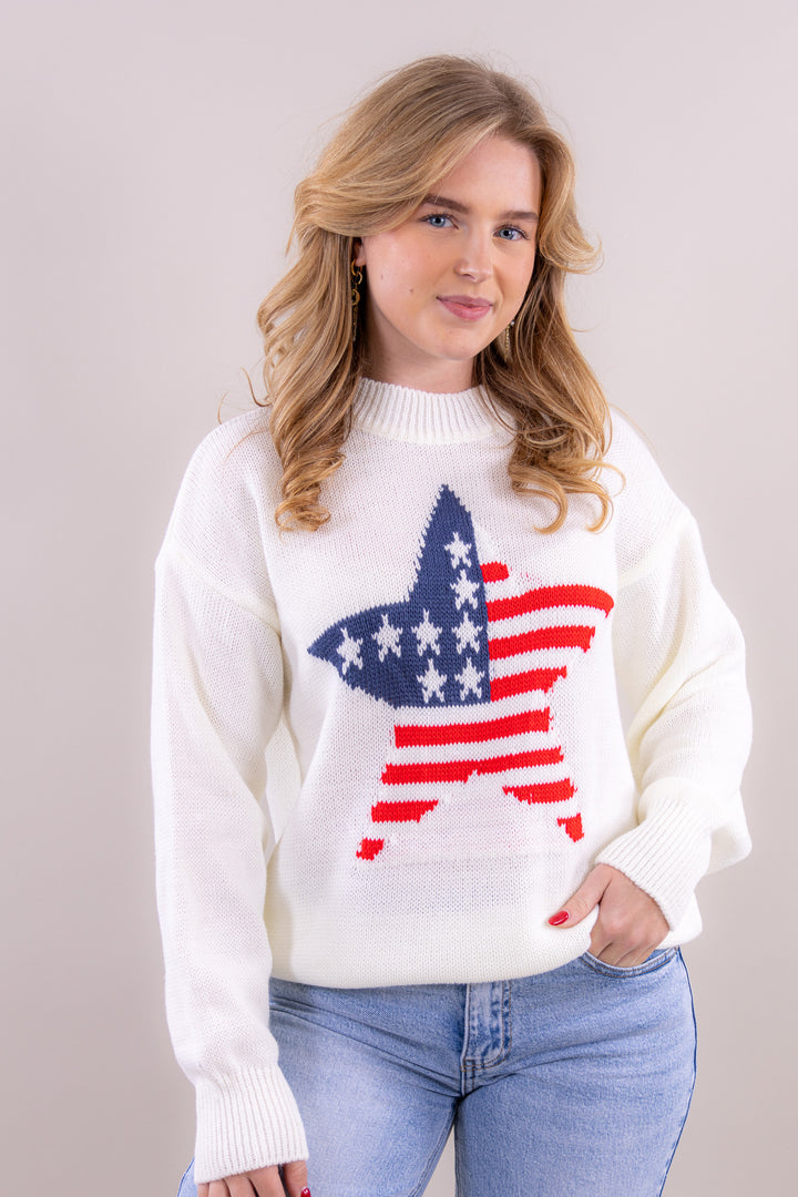 USA Star Strickpullover