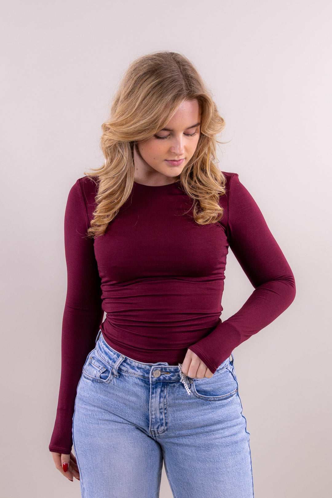 Leah Essential Top – Langarm