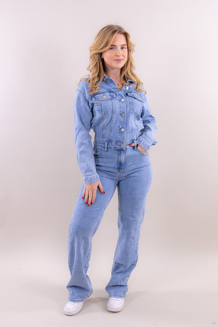 Milou denim suit - pre order