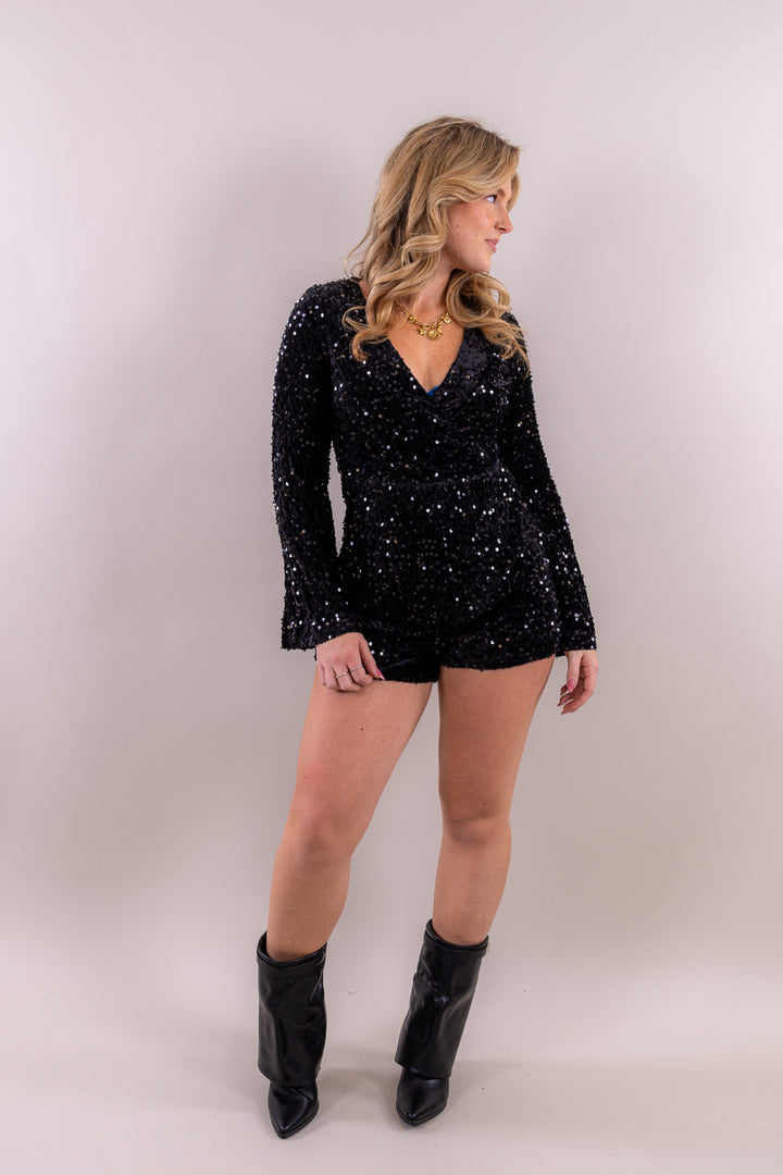 Mia glitter playsuit