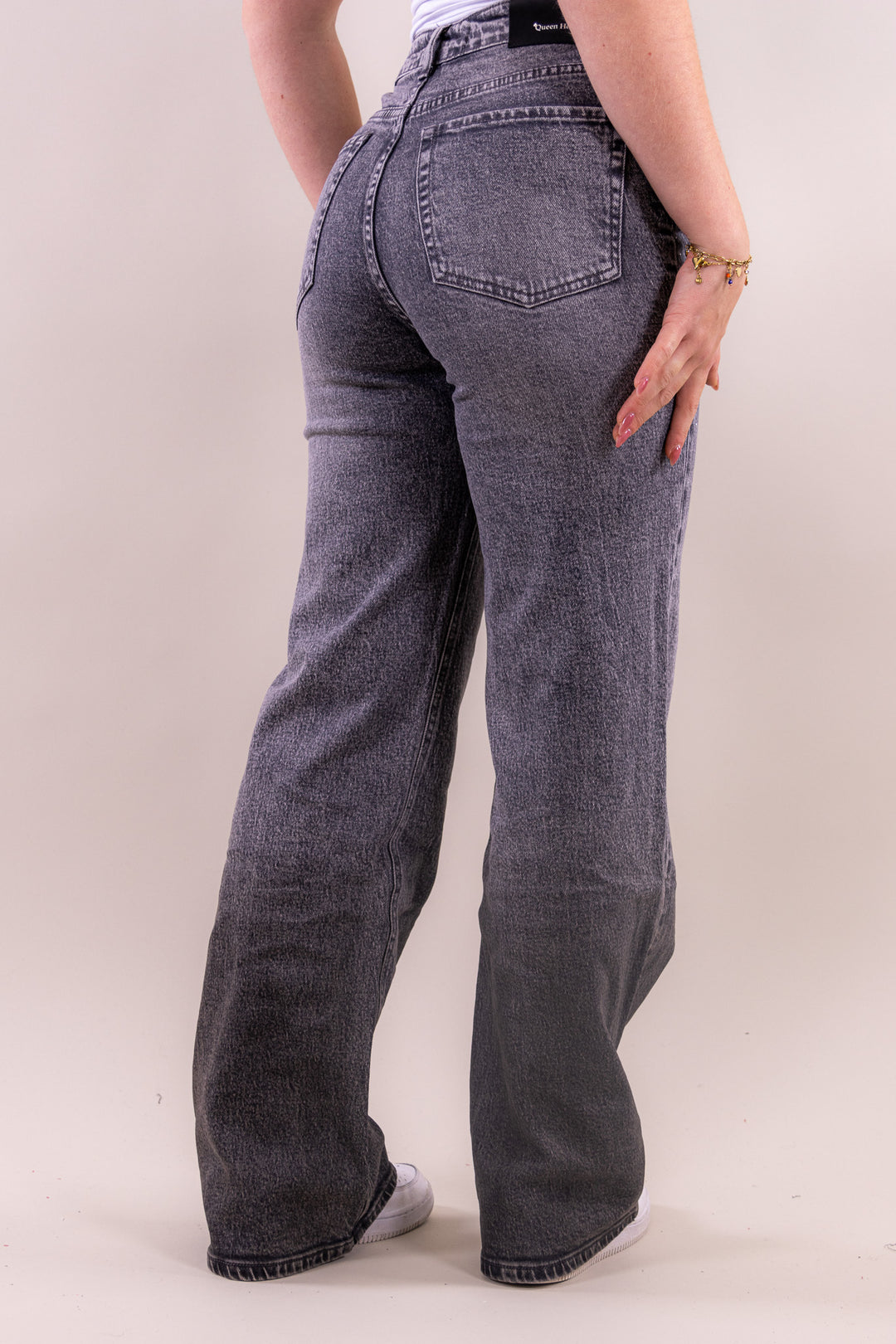 Lynne glitter wide leg jeans