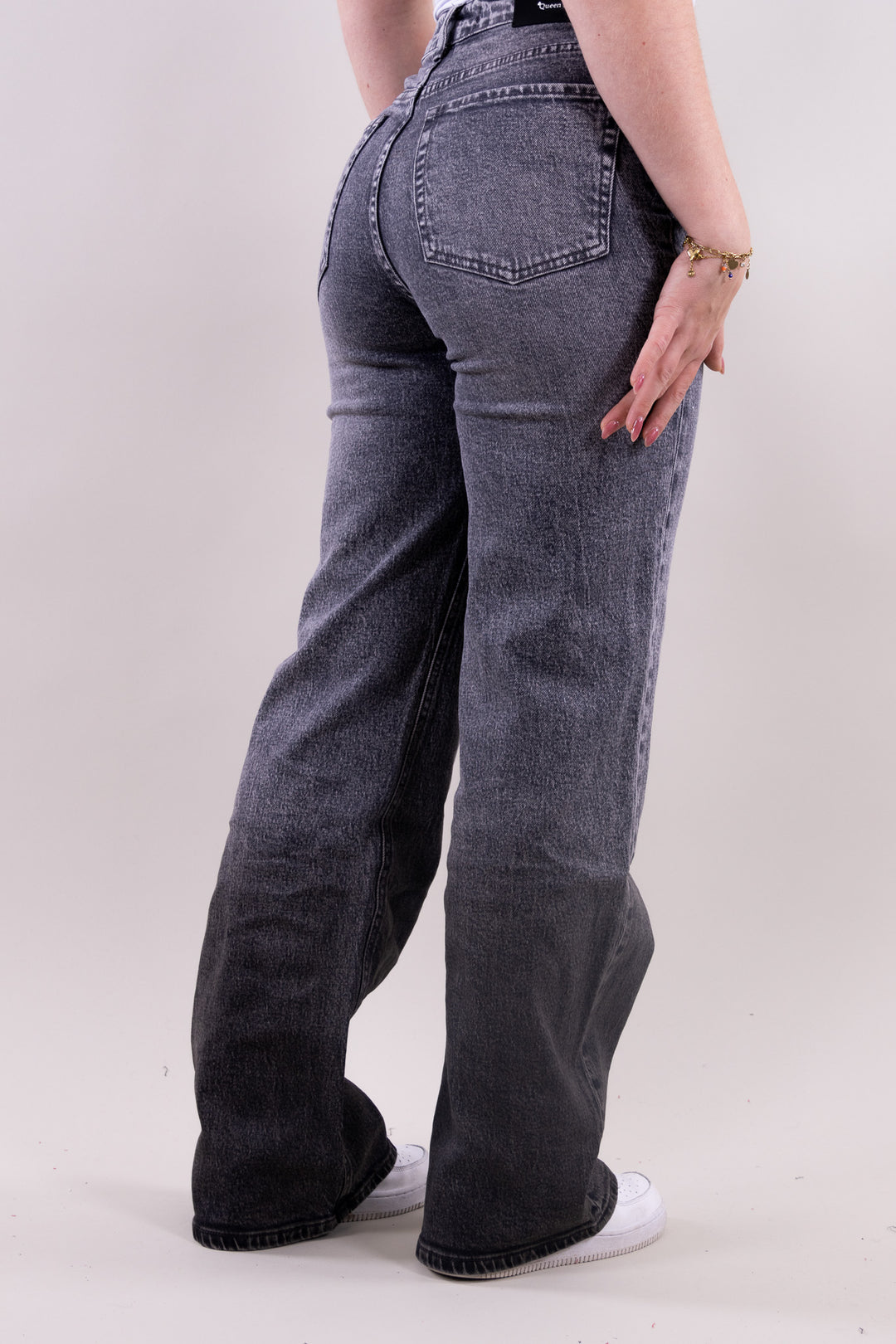 Lynne glitter wide leg jeans