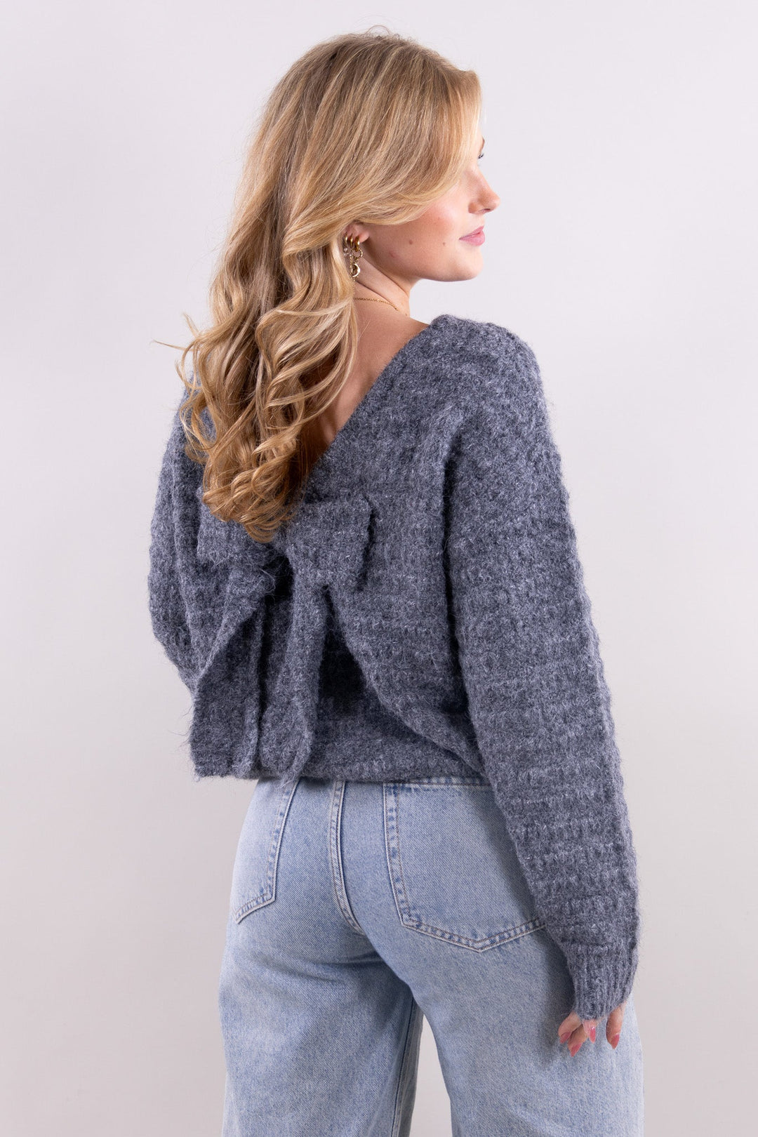 Madelon Strickpullover mit Schleifen