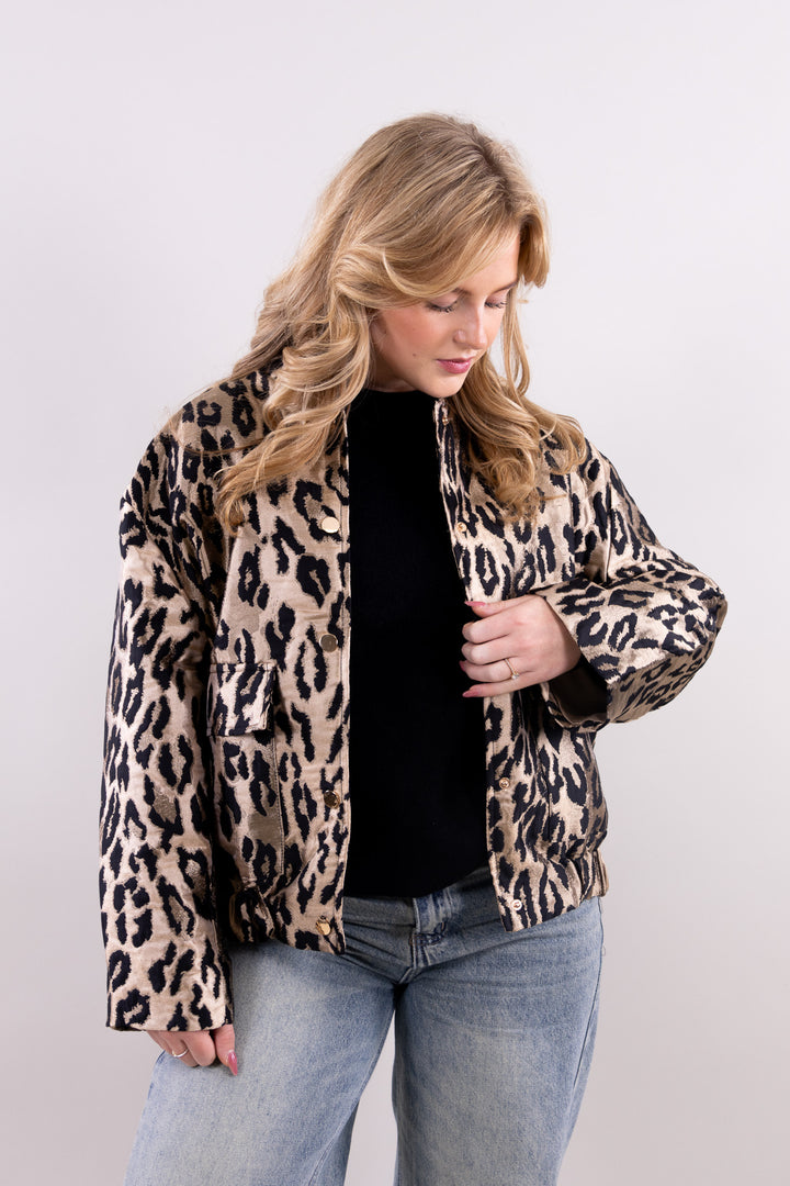 Nina leopard jacket