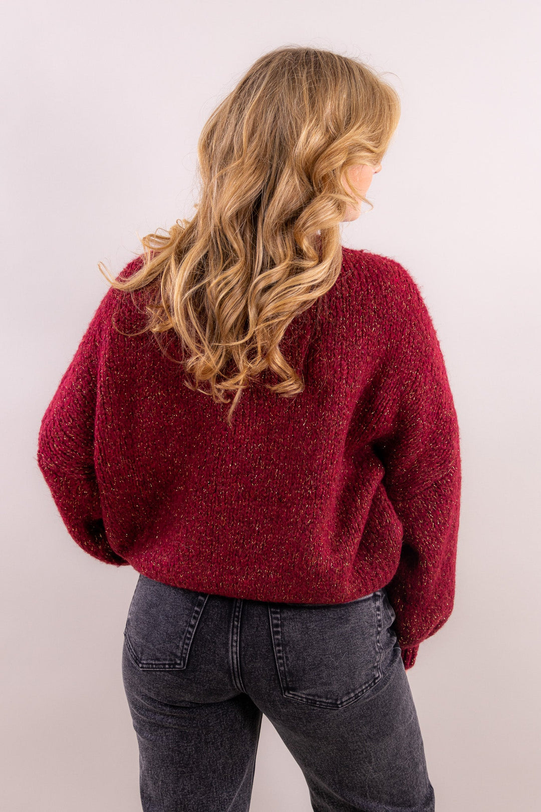 Leah’s Comfy Strickpullover Sparkling