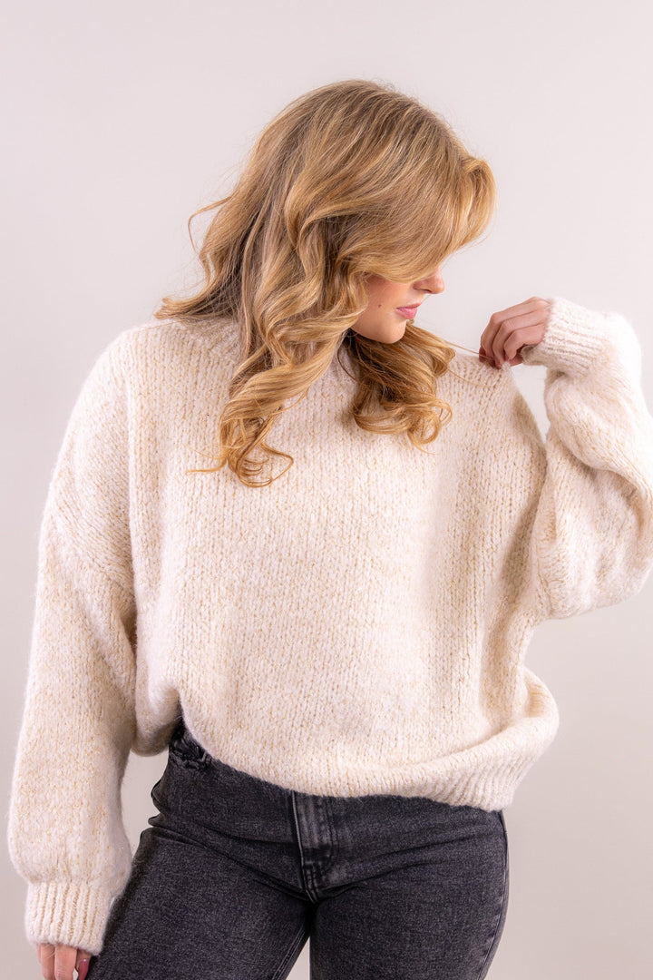 Leah’s Comfy Strickpullover Sparkling