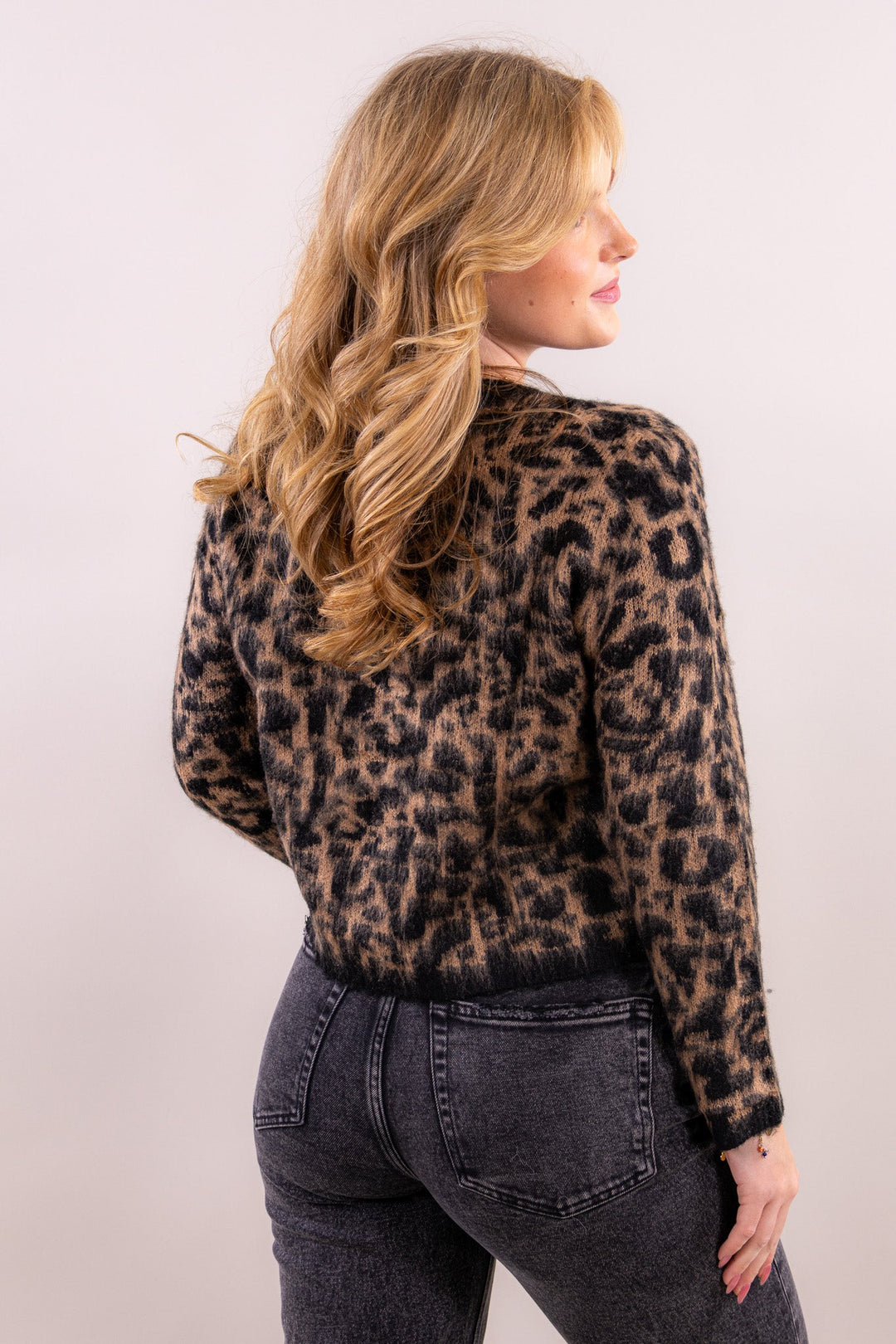 Noa Leopard Strickpullover