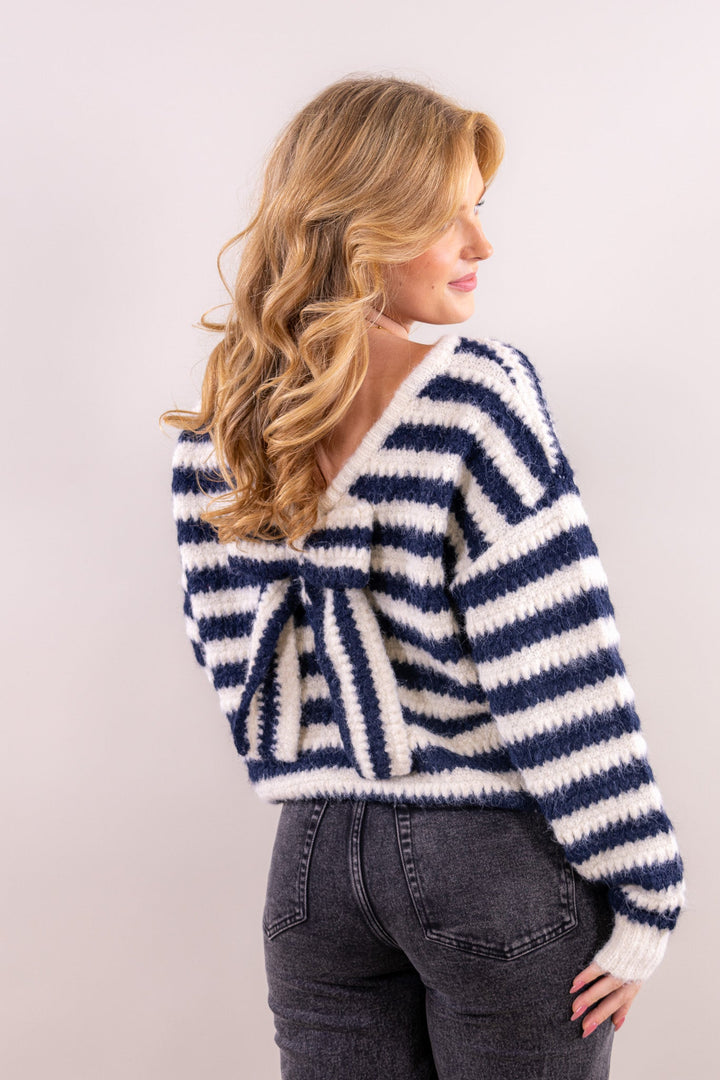 Madelon Bow Knit Gestreift