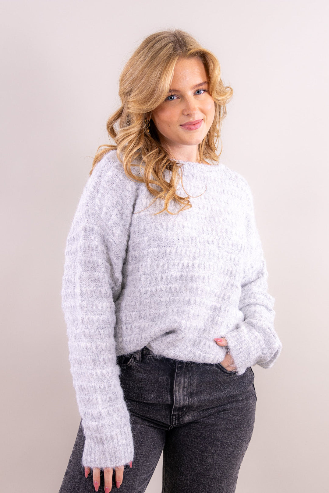 Madelon Strickpullover mit Schleifen